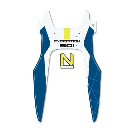 Adesivo 3D Protezione Parafango moto compatibile con Husqvarna Norden 901 2023-5 2