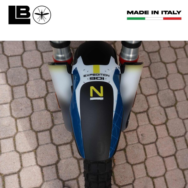 Adesivo 3D Protezione Parafango moto compatibile con Husqvarna Norden 901 2023-5