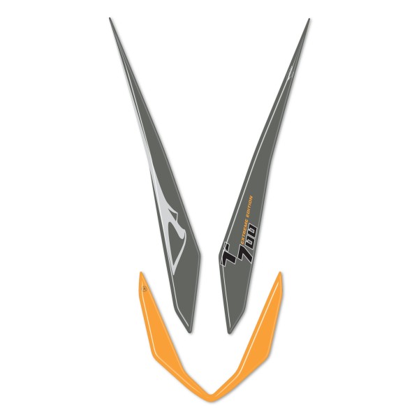 Adesivo 3D Protezione Parafango moto compatibile con Yamaha Tenere 700 2023