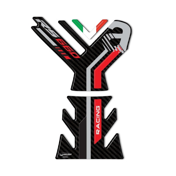 Adesivo 3D Protezione Paraserbatoio compatibile con Aprilia RS 660 2020-2025