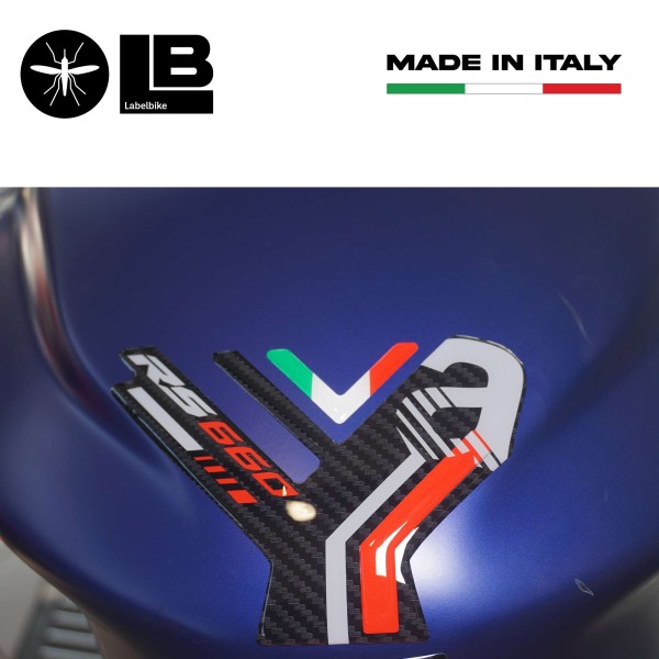 Adesivo 3D Protezione Paraserbatoio compatibile con Aprilia RS 660 2020-2025