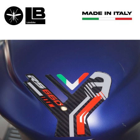 Adesivo 3D Protezione Paraserbatoio compatibile con Aprilia RS 660 2020-2025