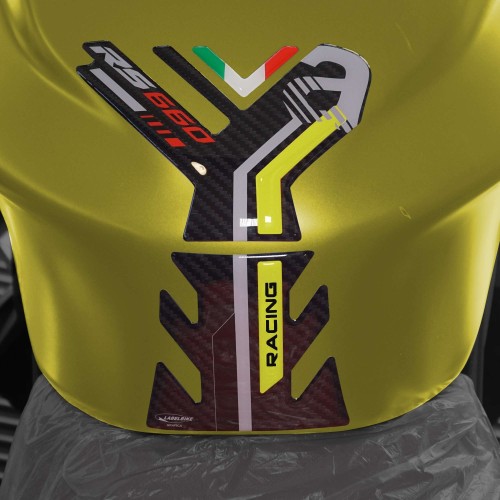 Adesivo 3D Protezione Paraserbatoio compatibile con Aprilia RS 660 2020-2025