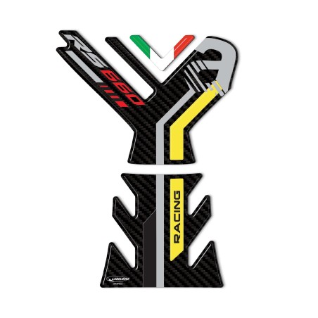 Adesivo 3D Protezione Paraserbatoio compatibile con Aprilia RS 660 2020-2025