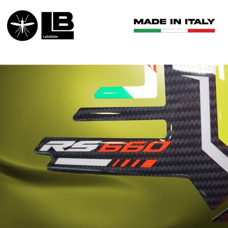Adesivo 3D Protezione Paraserbatoio compatibile con Aprilia RS 660 2020-2025