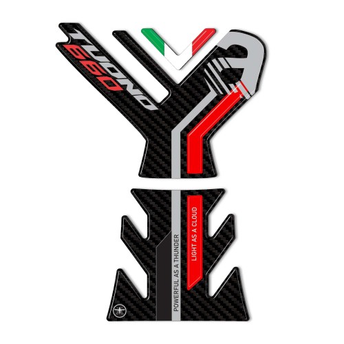 Adesivo 3D Protezione Paraserbatoio compatibile con Aprilia Tuono 660 2021-2023 2