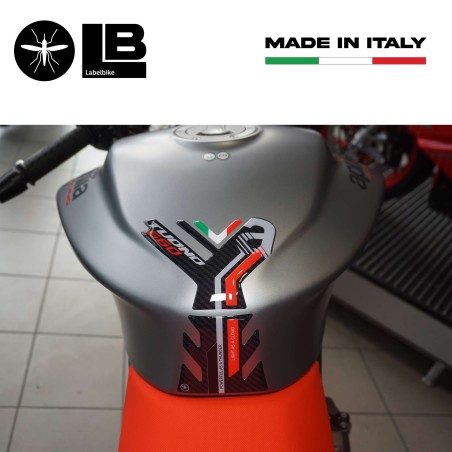 Adesivo 3D Protezione Paraserbatoio compatibile con Aprilia Tuono 660 2021-2023