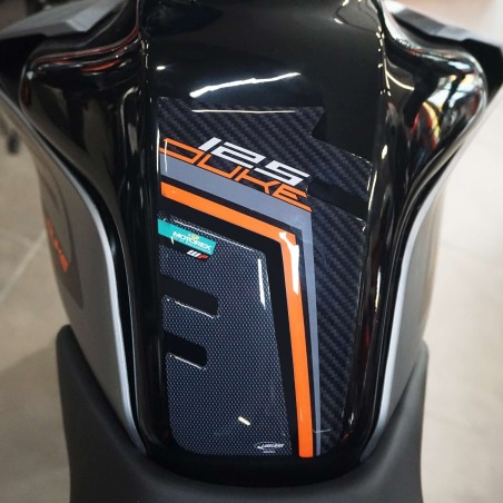 Sticker 3D Tank Guard compatible avec les motos Ktm Duke 125 2017-2023
