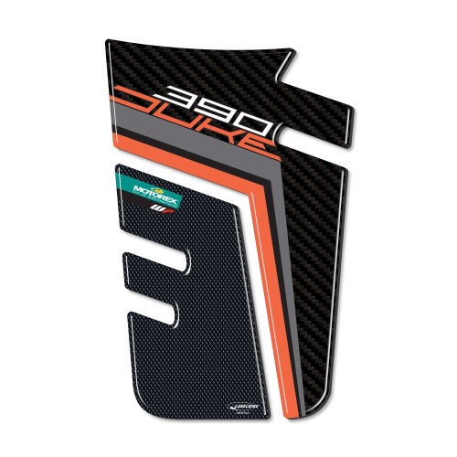 Adesivo 3D protezione Paraserbatoio compatibile con moto Ktm Duke 390 2017-2021 2