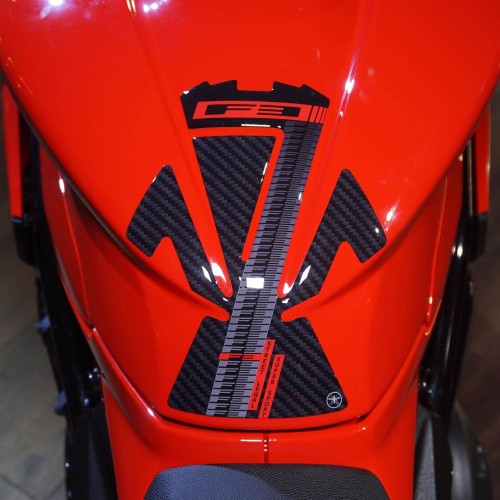 Adesivo 3D Protezione Paraserbatoio compatibile con moto Mv Agusta F3 2021