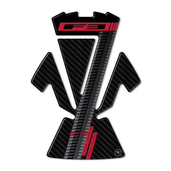 3D Tank Guard Aufkleber kompatibel mit Mv Agusta F3 2021 Motorrad