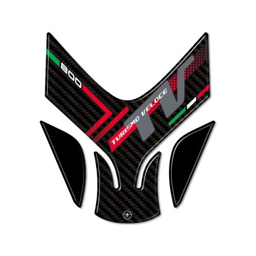 Adhesivo protector de depósito 3D compatible con Mv Agusta Turismo Veloce 2