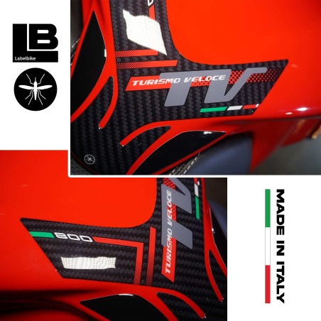 Sticker 3D Tank Guard compatible avec Mv Agusta Turismo Veloce