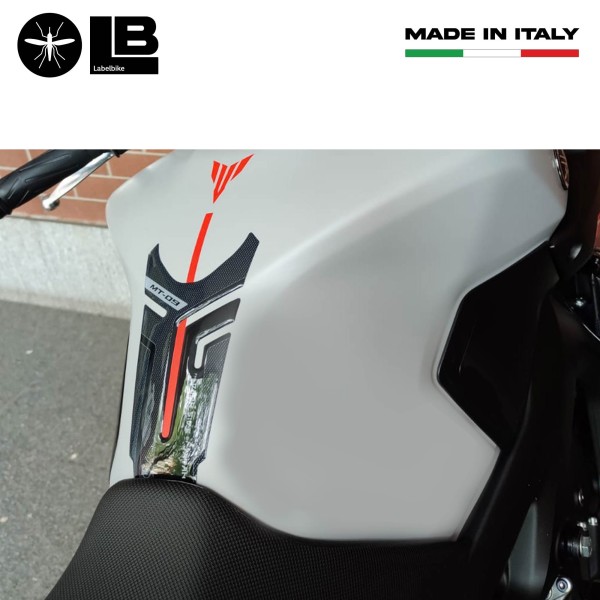 Adesivo 3D Protezione Paraserbatoio compatibile con Yamaha Mt-09 Mt09 2017-2025