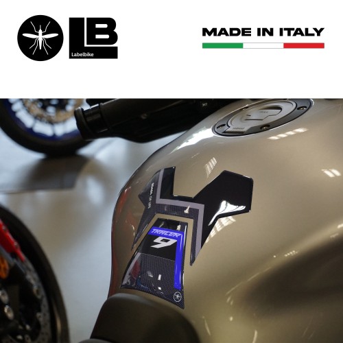 Autocollant 3D de protection de réservoir compatible avec Yamaha Tracer 9 2021-2024 2