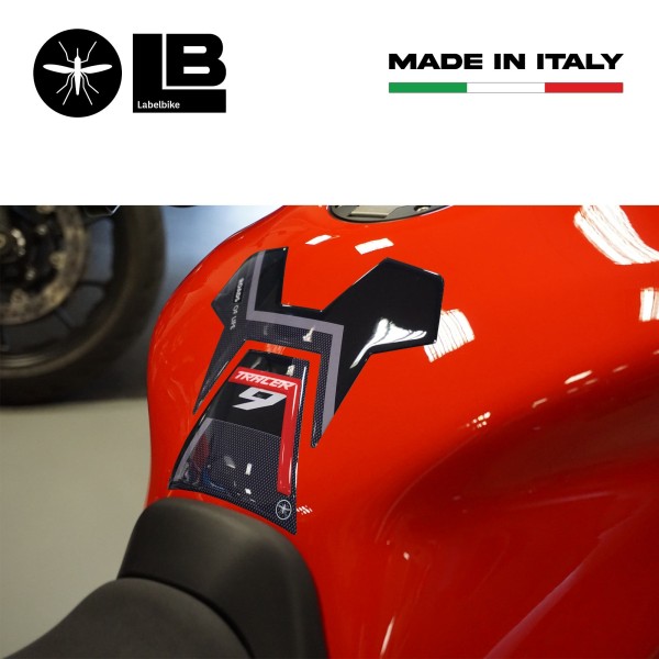 Autocollant 3D de protection de réservoir compatible avec Yamaha Tracer 9 2021-2024