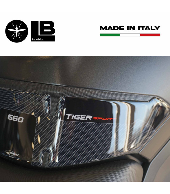 Adesivo 3D Protezione Paraserbatoio inferiore compatibile con Triumph Tiger 660 Sport