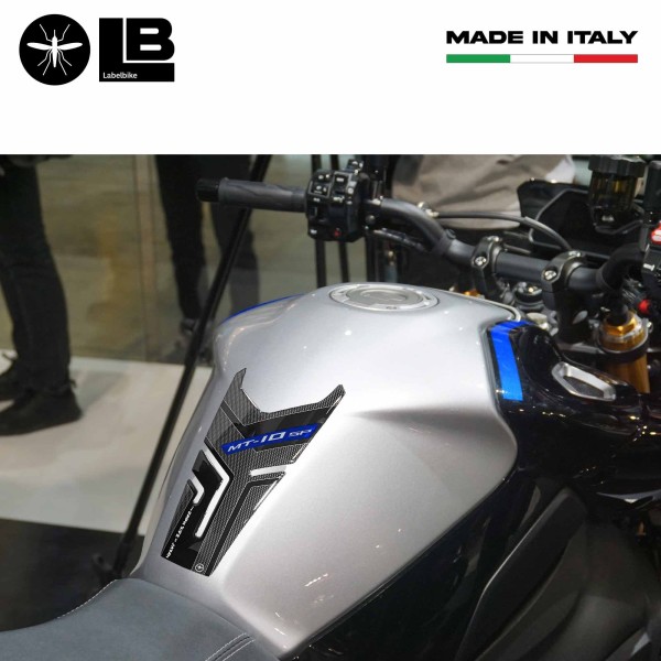 Adesivo 3D Protezione Paraserbatoio moto compatibile con Yamaha MT-10 SP 2022-25