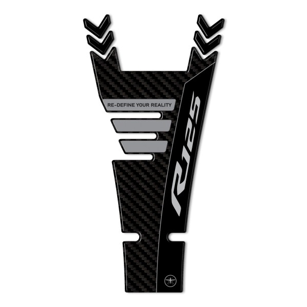 Adesivo 3D Protezione Paraserbatoio moto compatibile con Yamaha R125 2019-2025