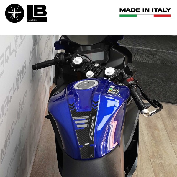 Sticker 3D Motorcycle Tank Guard compatible with Yamaha R125 2019-2025