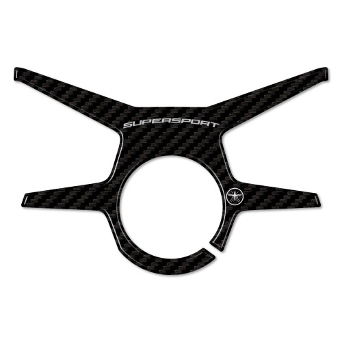 Adesivo 3D Protezione Piastra Forcella compatibile con Moto Ducati Supersport 2