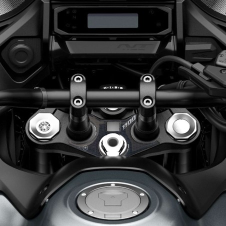 Adesivo 3D Protezione piastra sterzo moto compatibile con Honda Nt1100 2022-2023