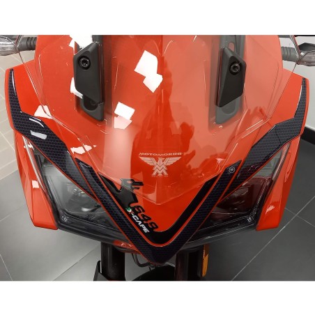 3D Sticker Front nose protector compatible with Moto Morini X-CAPE