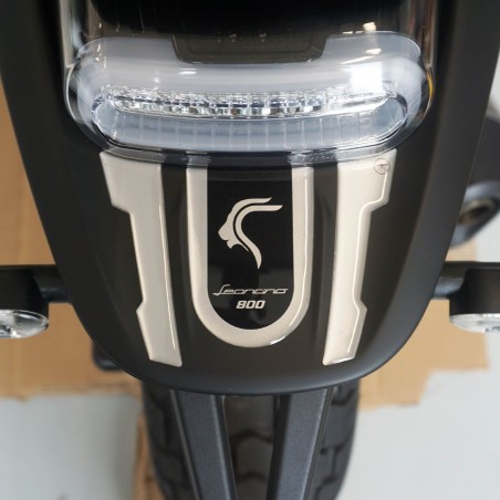 Adesivo 3D Protezione resinata codino moto compatibile con Benelli Leoncino 800