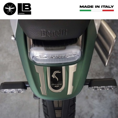 Adhesive 3D Resin protector motorbike tail compatible with Benelli Leoncino 800