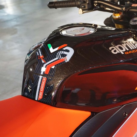 Adesivo 3D Protezione serbatoio compatibile con Aprilia Tuono V4 1100 2021-2025