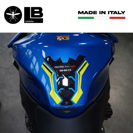 Protecteur de réservoir 3D adhésif compatible avec Suzuki GSX-S 950 de 2021-2025