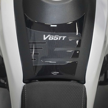 Sticker de protection de réservoir 3D compatible avec Moto Guzzi V85 TT 2019 - 2025