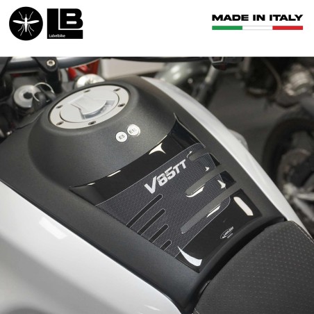 Sticker de protection de réservoir 3D compatible avec Moto Guzzi V85 TT 2019 - 2025