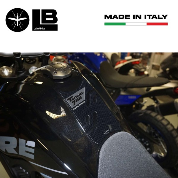 Adesivo 3D Protezione serbatoio Moto compatibile con Yamaha Tenere 700 2022