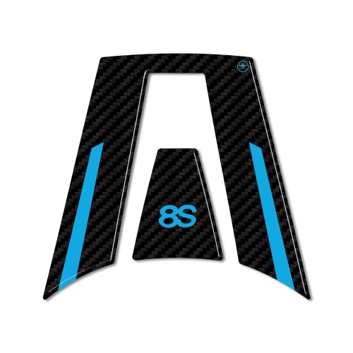 Sticker 3D Protecteur de réservoir de moto compatible avec Suzuki GSX-8S 2