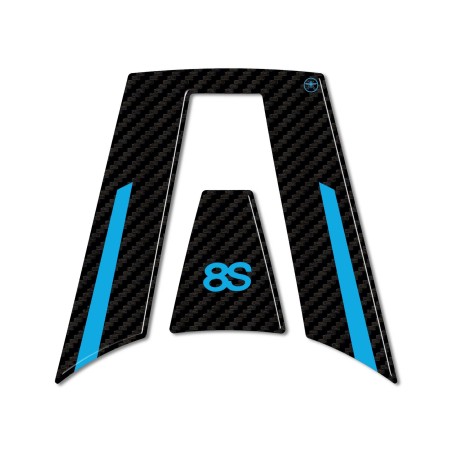 Adesivo 3D Protezione Sopraparaserbatoio moto compatibile con Suzuki GSX-8S