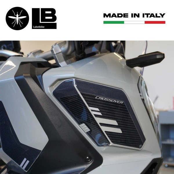 3D Aufkleber Schutz Seitenklappe kompatibel mit Honda X-Adv 2021-2024