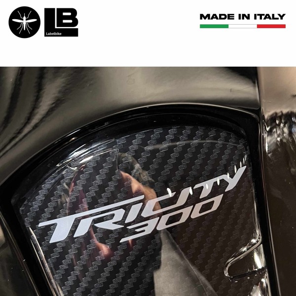 Sticker 3D protection de porte de réservoir compatible avec Yamaha Tricity 300