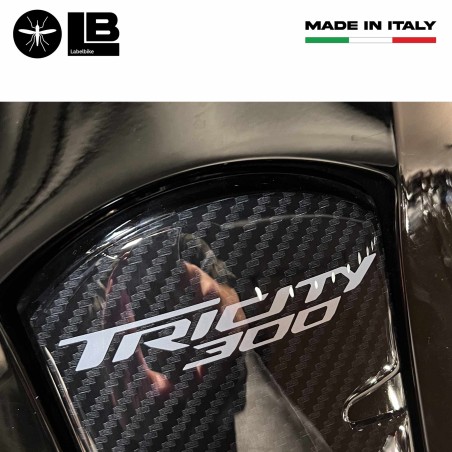 Pegatina 3D de protección de la puerta del depósito compatible con Yamaha Tricity 300