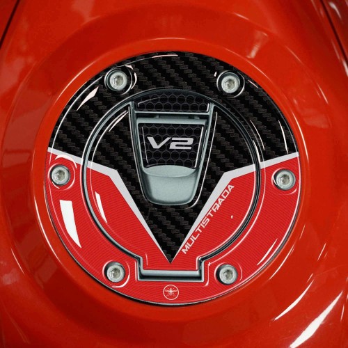 3D Keyless cap protection sticker compatible with Ducati Multistrada V2 2022