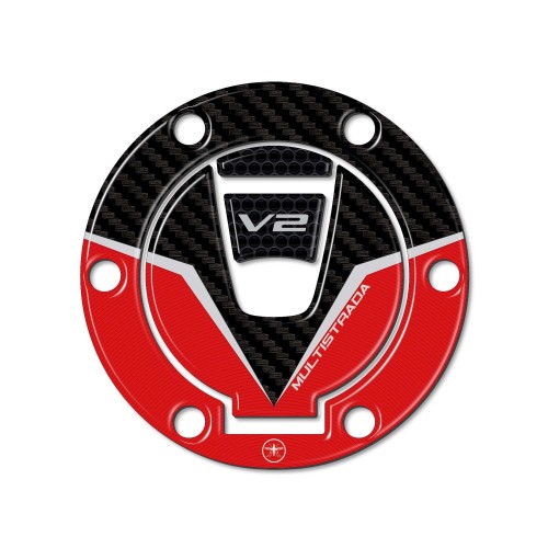 Adhesivo 3D de protección del tapón Keyless compatible con Ducati Multistrada V2 2022 2