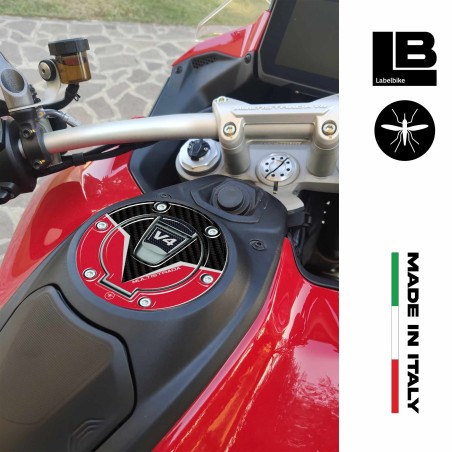 Adhesivo 3D de protección del tapón Keyless compatible con Ducati Multistrada V4 2021-5