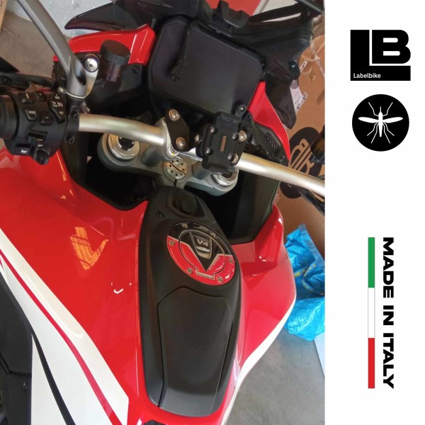 Adhesivo 3D de protección del tapón Keyless compatible con Ducati Multistrada V4 2021-5