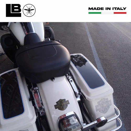 ADESIVO 3D STEMMA LOGO SERBATOIO compatibile MOTO HARLEY DAVIDSON 95x70 Oro 2