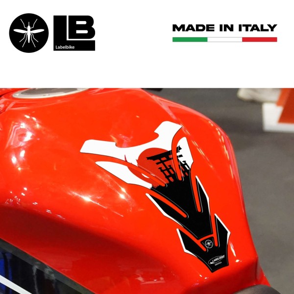 Adesivo 3D Paraserbatoio con grafica Giappone compatibile con serbatoio moto
