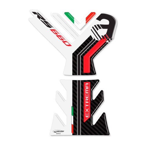Adesivo 3D Paraserbatoio moto compatibile con Aprilia RS 660 Extrema 2023-2025 2
