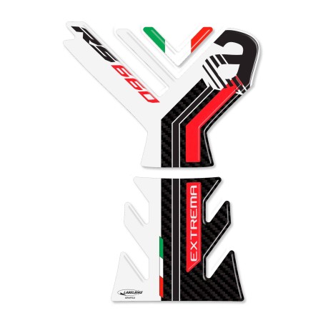Adesivo 3D Paraserbatoio moto compatibile con Aprilia RS 660 Extrema 2023-2025