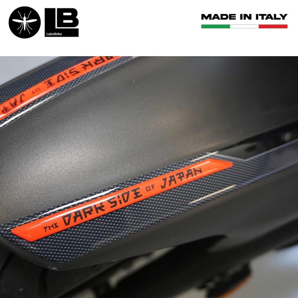 Adesivo 3D Protezione Parafango moto compatibile con Yamaha MT-07 2018 - 2023