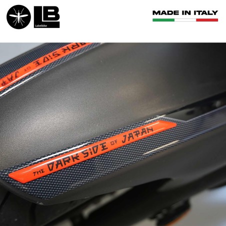 3D Motorcycle Mudguard Protection Sticker compatible with Yamaha MT-07 2018 - 2023