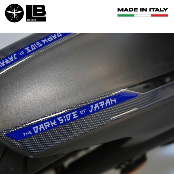 Sticker de protection de garde-boue moto 3D compatible avec Yamaha MT-07 2018 - 2023